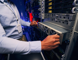 Green Bay IT services team monitoring servers and cloud systems for cost efficiency