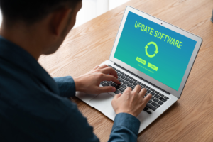 Employees using secure, optimized IT systems provided by managed IT services in Green Bay