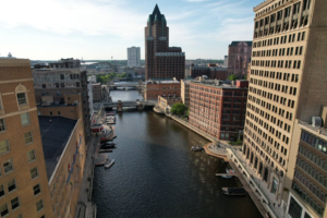 Cloud infrastructure management illustration