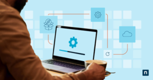 IT team optimizing cloud management for Wisconsin SMBs