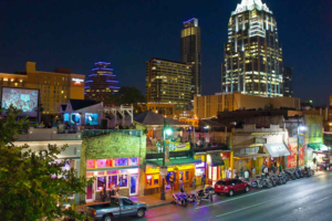 IT professionals monitoring business systems and networks in Austin