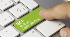 BCP plan diagram showing business continuity and disaster recovery processes