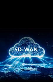 SD-WAN security flow showing encryption, firewall, and secure cloud integration