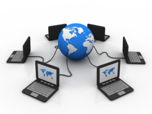 WAN network architecture connecting multiple business locations